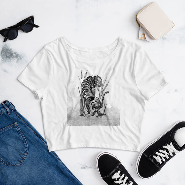 Camiseta corta para mujer