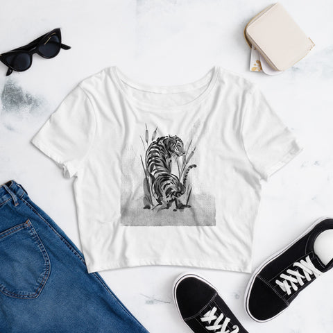 Camiseta corta para mujer