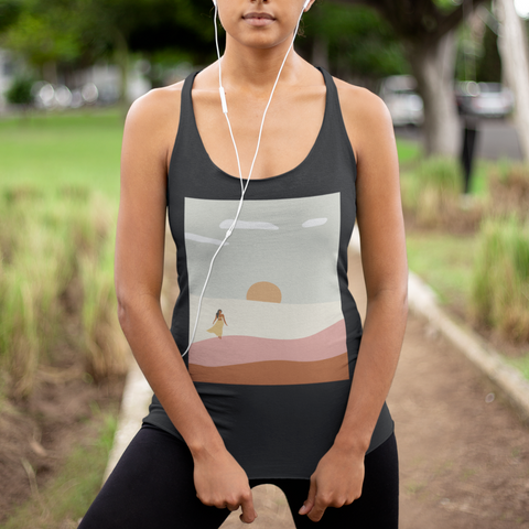 Camiseta deportiva Summer Vibes Sunset